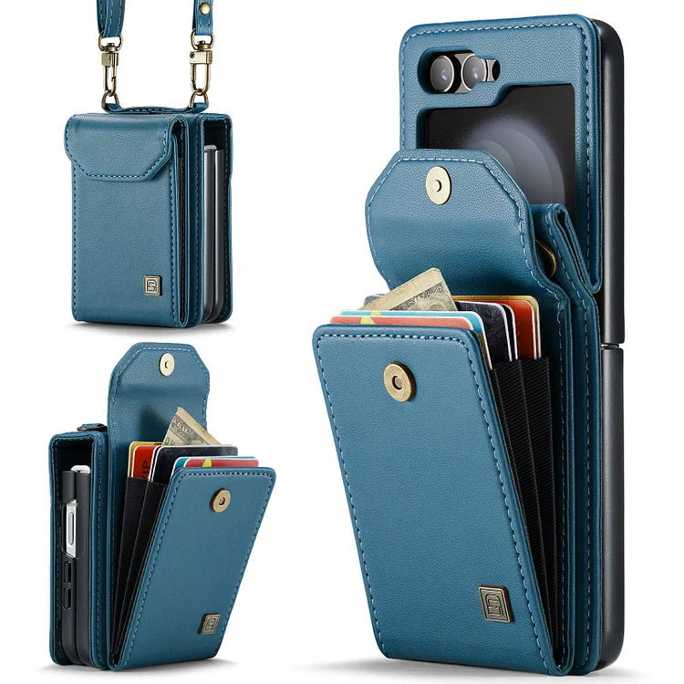 Samsung Z Flip/5/6 Folding Phone Case with Lanyard