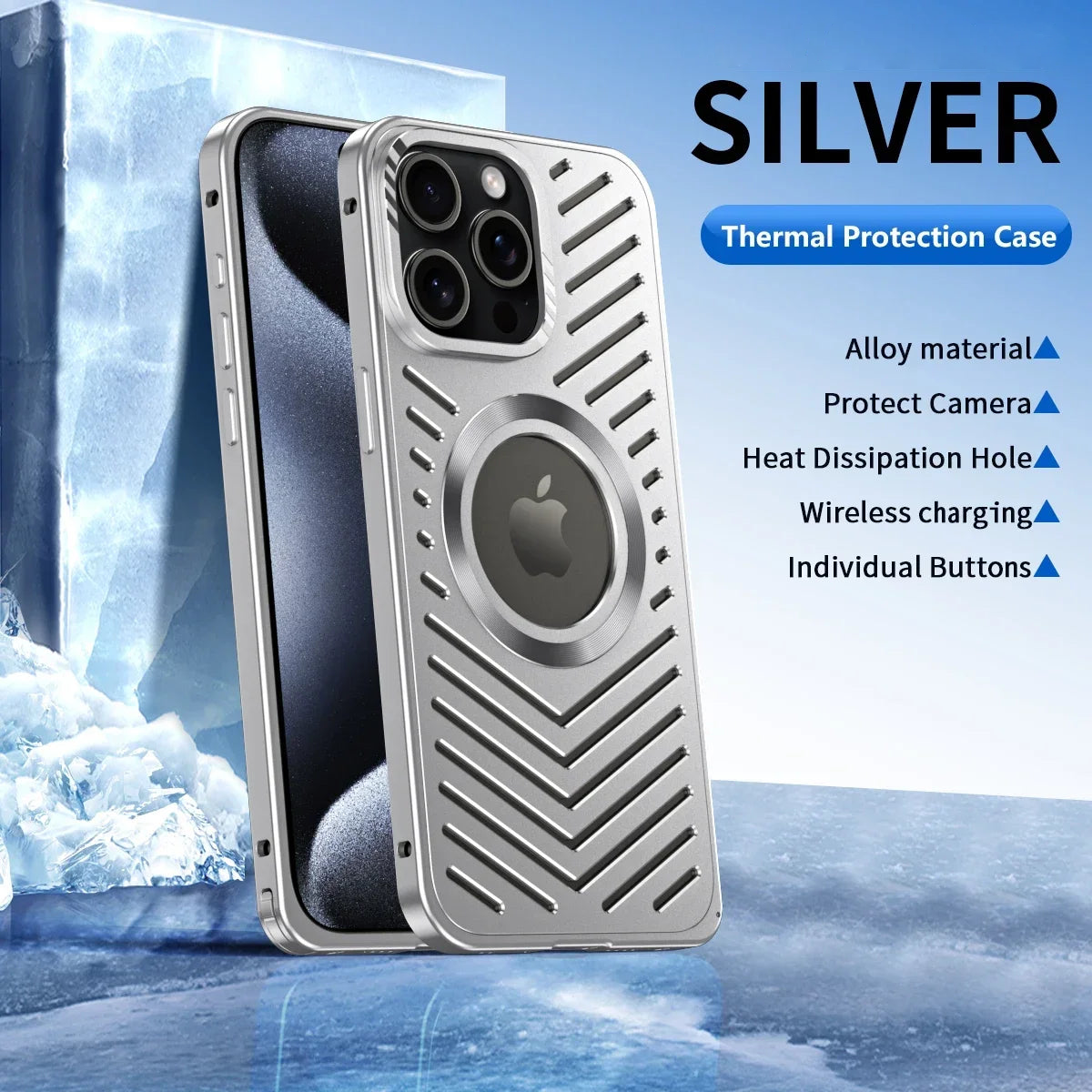 Aluminum Heat Dissipation Magnetic Phone Cover