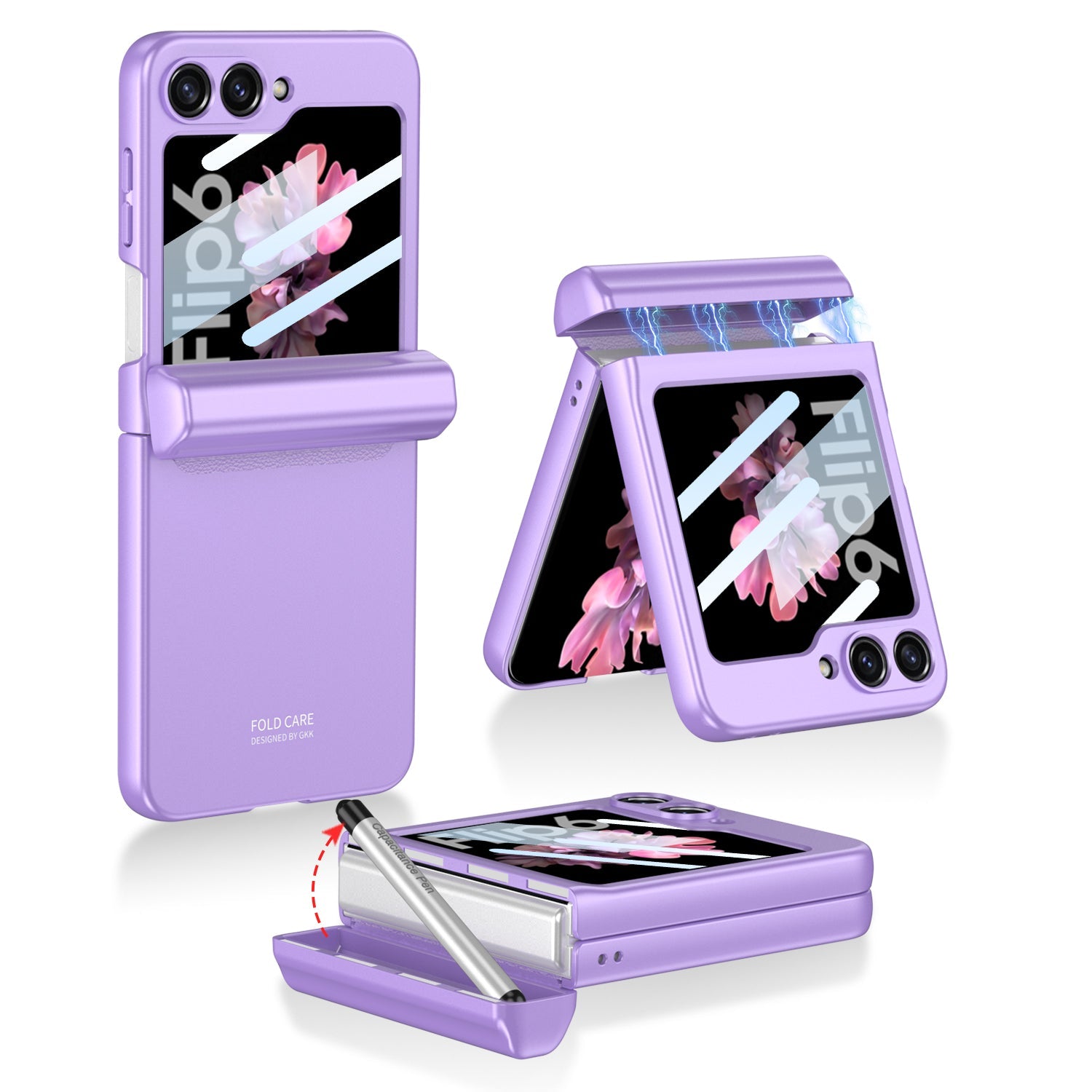 Samsung Galaxy Z Flip 5,6 Shockproof Case with Hinge Protection