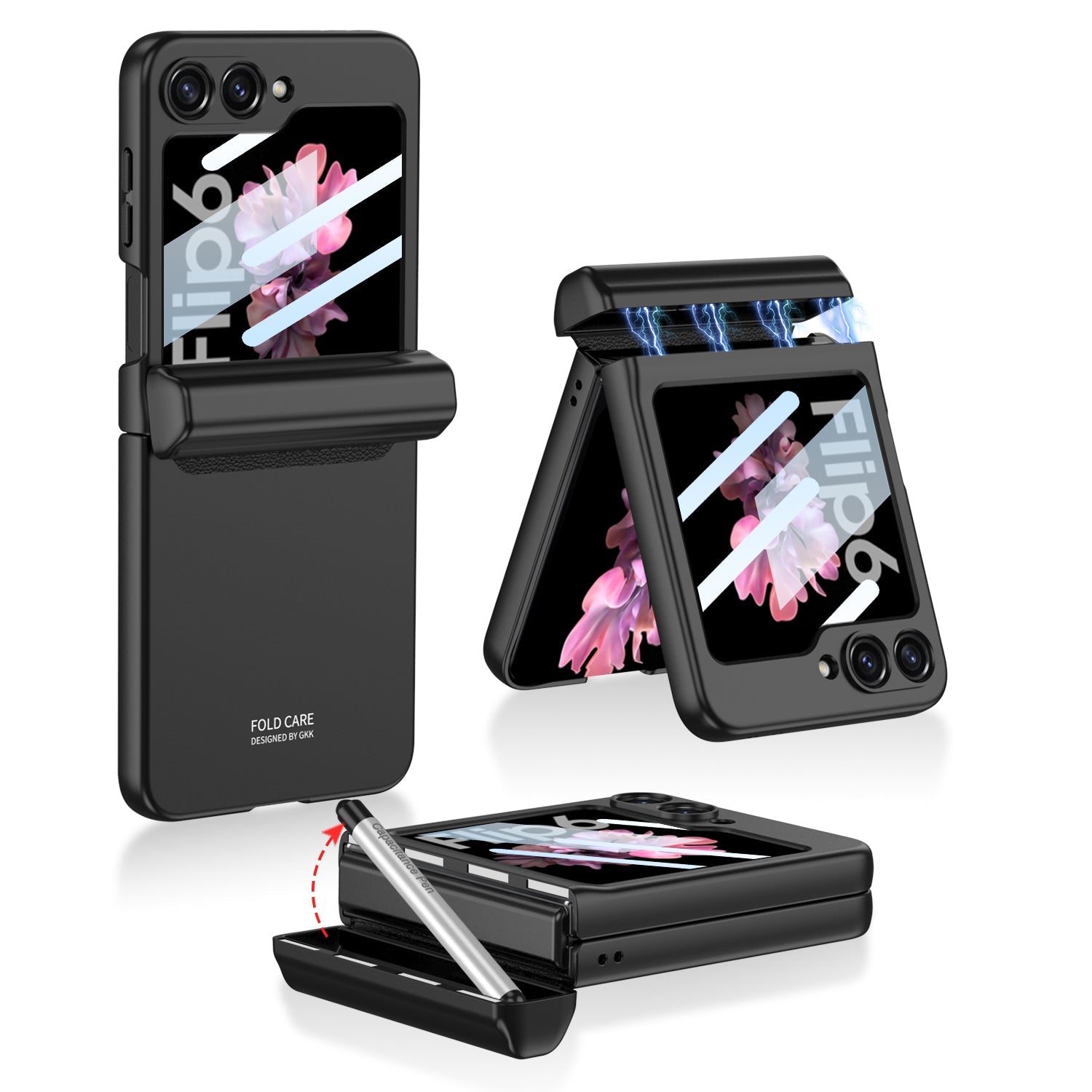 Samsung Galaxy Z Flip 5,6 Shockproof Case with Hinge Protection