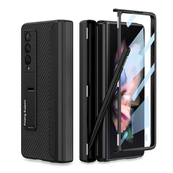 MAGNETIC FRAME KICK STAND CASE WITH S PEN SLOT Z FOLD 3